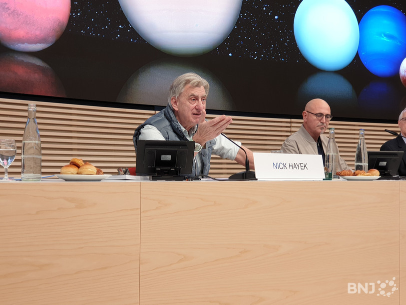 Le patron de Swatch Group Nick Hayek a présenté le rapport de gestion 2022 de l'horloger biennois.