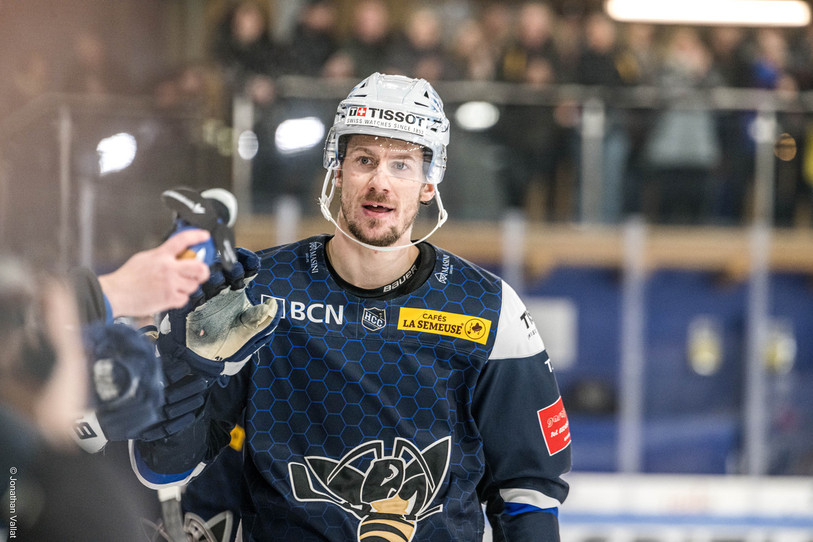 Sondre Olden vit une expérience en National League. (Photo : Jonathan Vallat)