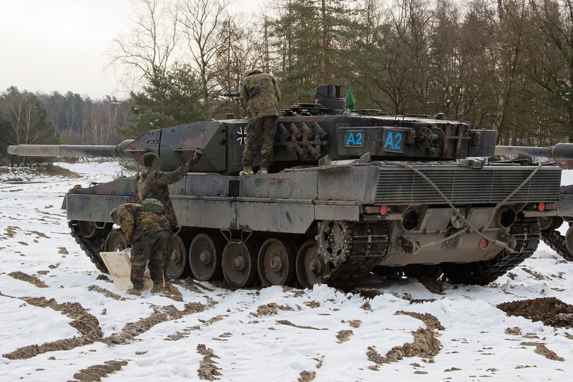 La formation se déroule depuis plus d'un mois en Basse-Saxe. (Photo : armée allemande).