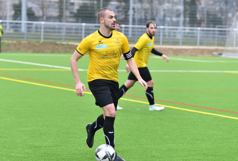 Le capitaine du FC Erguël Loïc Schmid. (Photo : Georges Henz)