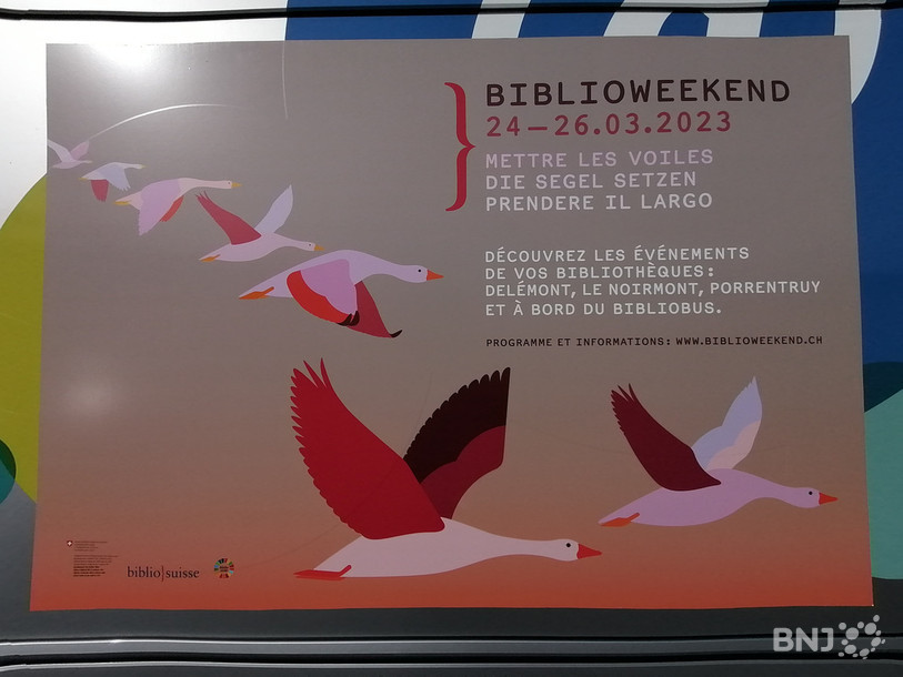 L’affiche 2023, avec la thématique « Mettre les voiles », a été réalisée par l’illustratrice Anne Crausaz.