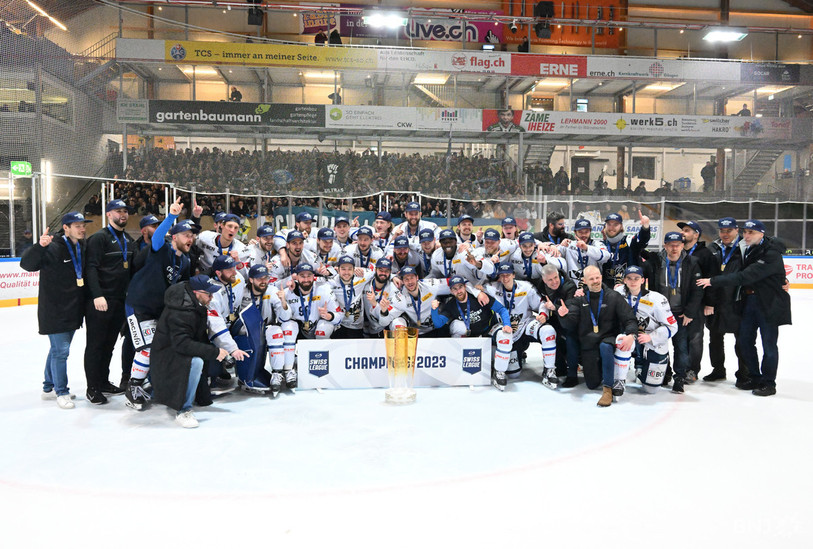 En cas de nouveau titre en Swiss League, le HC La Chaux-de-Fonds aura le droit de disputer les barrages. (photo : archives)