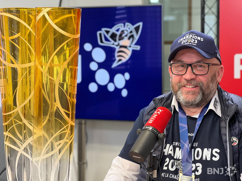 Olivier Calame, président du HC La Chaux-de-Fonds, entend continuer de jouer les premiers rôles en Swiss League ces prochaines années. (photo d'archives)