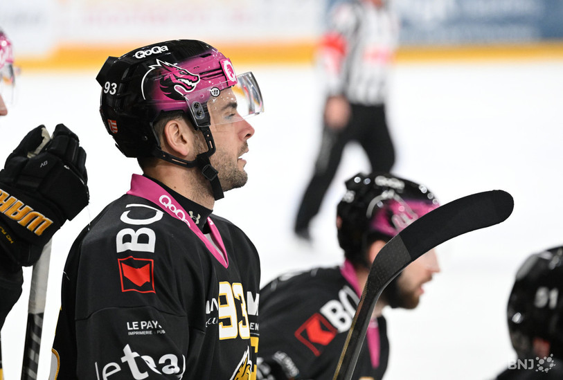 Jordane Hauert manquera le premier match de barrage face à La Chaux-de-Fonds. (Photo : archives Georges Henz)