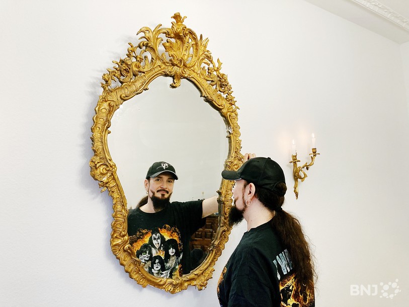 Lord Campbell face au miroir de Kiki Crétin