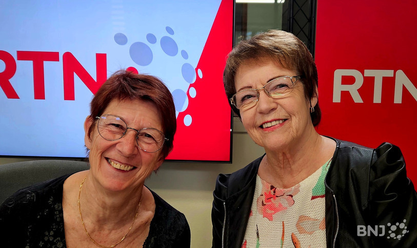 Suzanne Humbert (à gauche) et Jaqueline Girardin (à droite) font partie d'un groupe de parole sur le deuil.