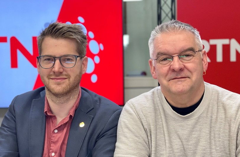 De gauche à droite : les conseillers nationaux Baptiste Hurni et Denis de la Reussille ont défendu dans La Matinale leur bilan lors de la précédente législature.