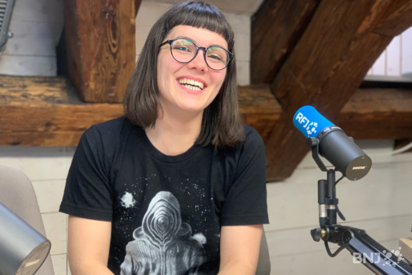 Justine Bonvallat, présidente du comité d'organisation du Rock'R Sauvage.