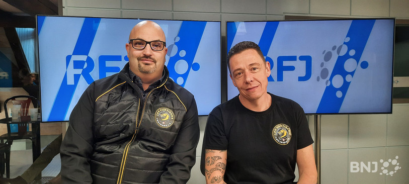Steve Bouduban et Frédéric Von Allmen, deux membres du fan’s club Les Partisans, était invité dans La Matinale.