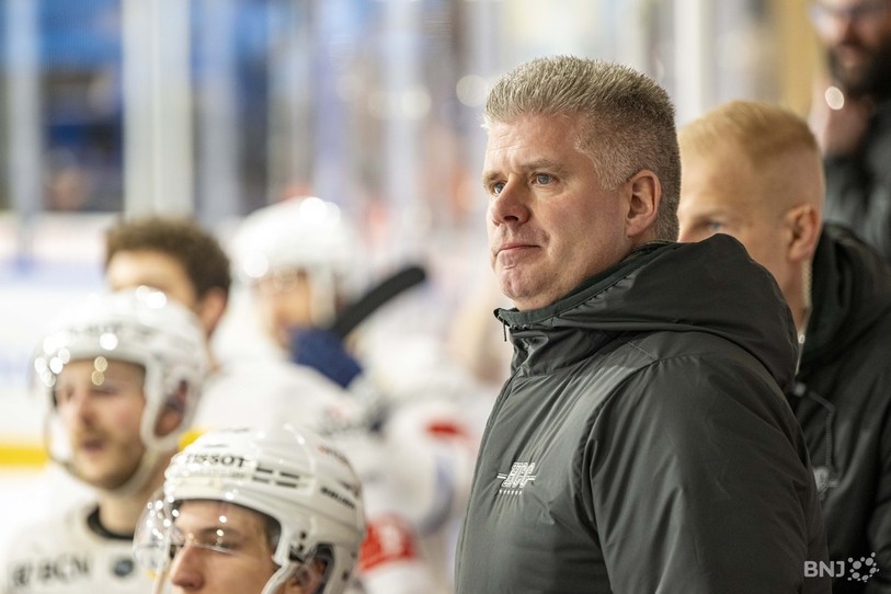 Louis Matte ne sera plus l'entraîneur du HC La Chaux-de-Fonds la saison prochaine (photo : Jonathan Vallat).