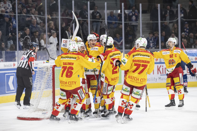 Les Seelandais n'ont eu besoin que de quatre matchs pour venir à bout des ZSC Lions en demi-finale. (Photo : KEYSTONE / Ennio Leanza).