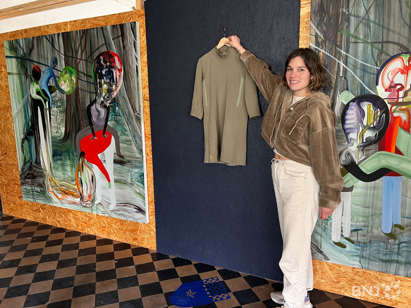 Lea Schumacher ne se retrouvait pas dans l'univers trop « maternel » des vêtements d'allaitement.