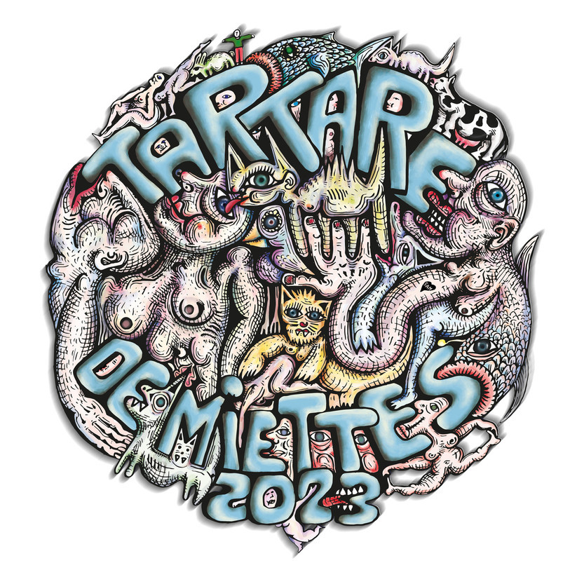 Le visuel officiel du festival, réalisé par l'artiste jurassien Yvan Gogniat (Image : Tartare de Miettes)