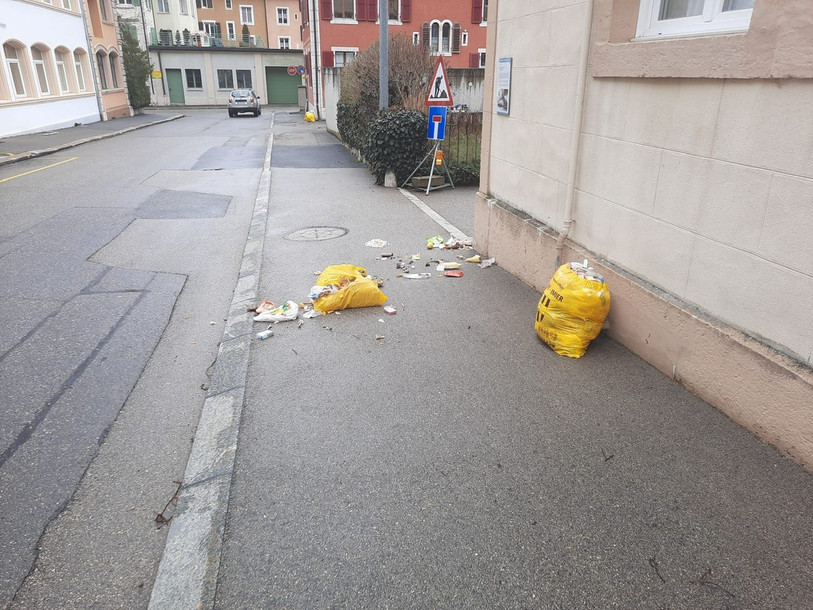Ces incivilités conduisent fatalement à une « dégradation des conditions de salubrité et de qualité de vie en ville », estiment les autorités imériennes. (Photo : municipalité de St-Imier)