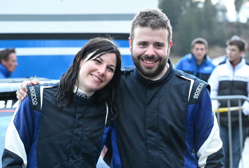 Sacha Althaus et sa copilote Lisiane Zbinden (ici sur le Critérium jurassien 2023) s'offrent un 1er podium national (photo : archives/Georges Henz).