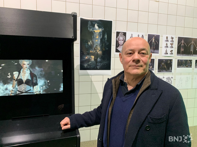 Jérôme Baratelli, président de l'association Quartier Général propose ce dimanche une visite guidée de l'exposition « Game over, Play forever ». 