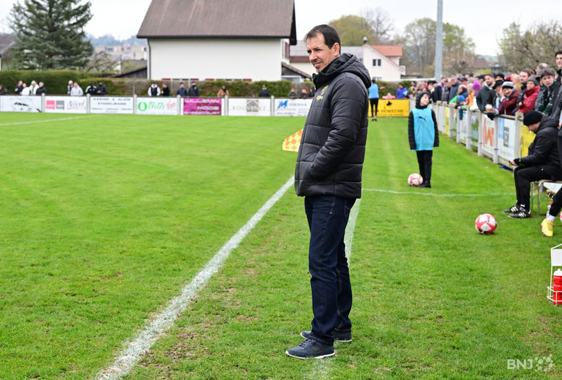 Lulzim Hushi sera de retour sur la touche du FC Bassecourt. (Photo : archives Georges Henz)