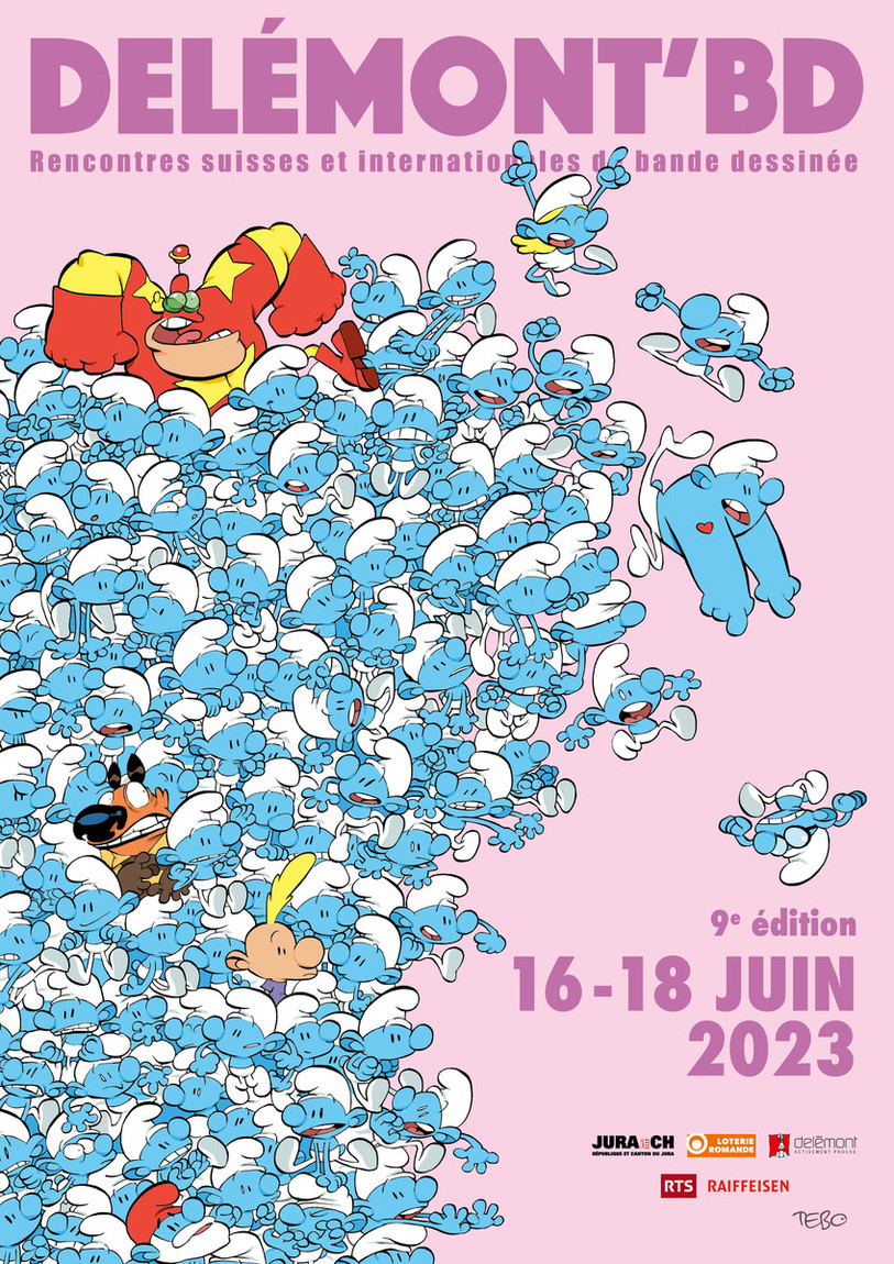 L'affiche de la 25e édition de Delémont'BD entière. (Image : Delémont'BD)