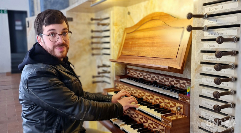 Antonio Garcia joue de l'orgue depuis plus de 20 ans et en a fait sa profession.