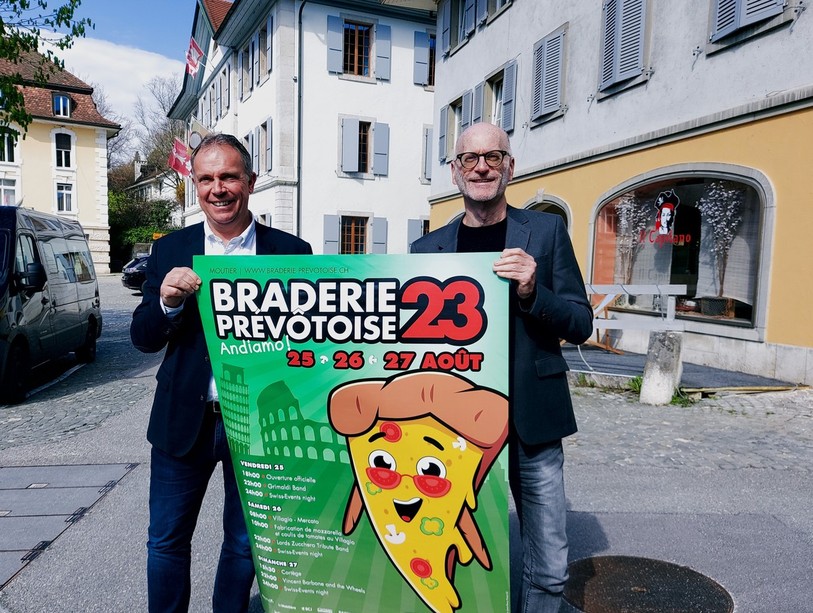 Le directeur de la manifestation Jacques Stalder, à gauche, et le président Crhistian Vaquin ont présenté ce vendredi un programme aux couleurs de l'Italie.