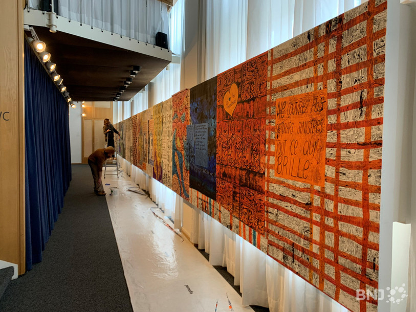 Une installation de l'artiste genevoise Laure Marville pour accompagner les états généraux du magazine au Club 44.