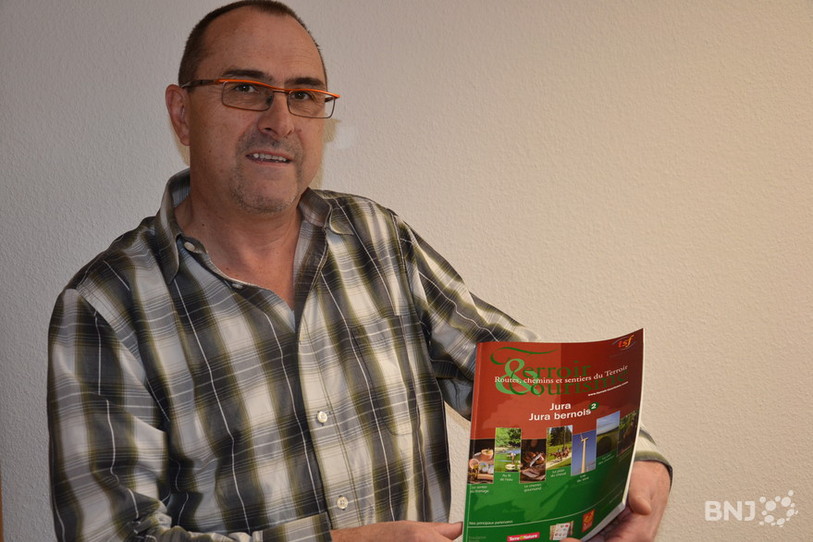 Lionel Gilliotte, responsable du domaine Produits du terroir et Toursime rural présente la nouvelle revue