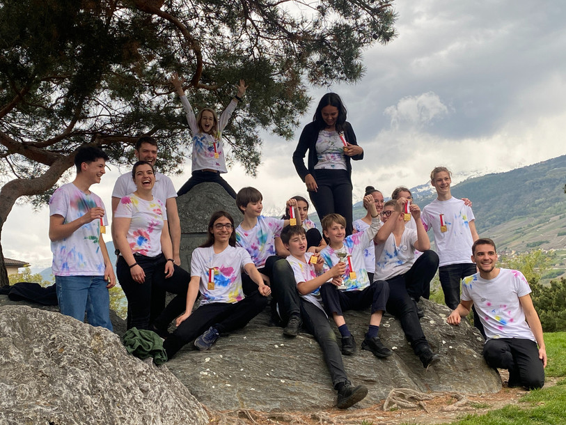Les jeunes accordéonistes de l'AAAJU ont décroché le premier rang de leur catégorie avec une mention excellent et une médaille d’or (photo : Pascal Guillet).