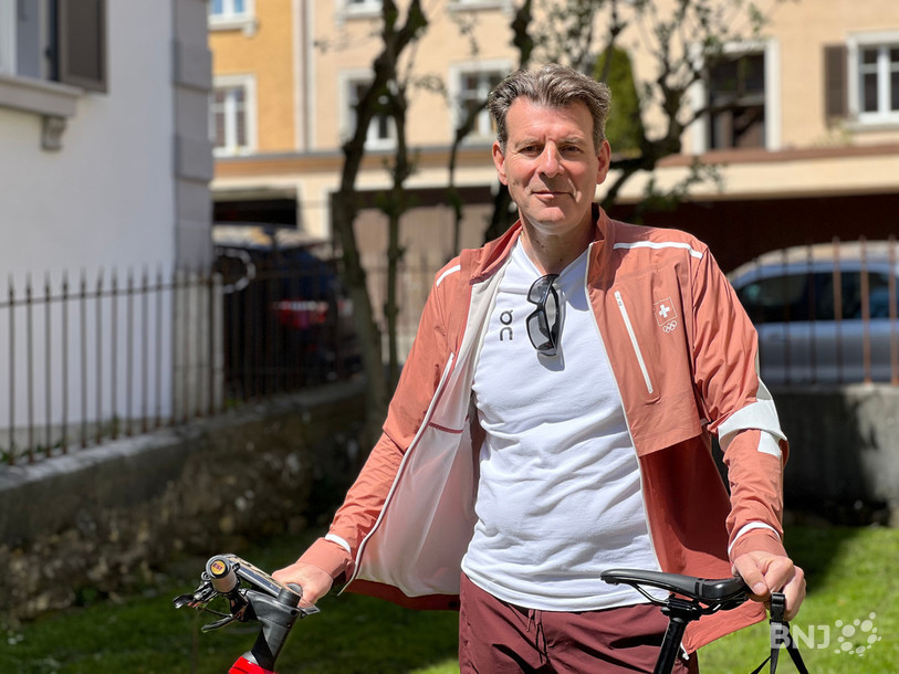 Roberto Balzaretti, ici à La Chaux-de-Fonds, estime que ce projet renforce l'échange et la confiance entre la France et la Suisse.