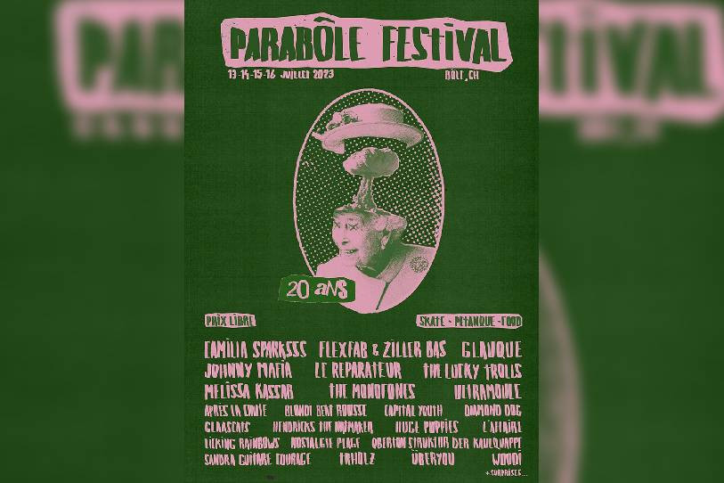 Le ParaBôle Festival aura lieu du 13 au 16 juillet sur le terrain de Champ-Rond à Bôle. (Photo : ParaBôle Festival).