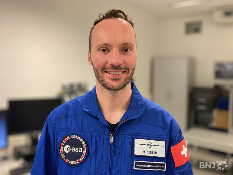 Marco Sieber a entamé sa formation d'astronaute.