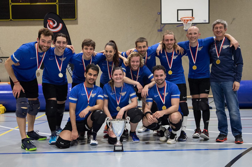 Une belle soirée pour les joueurs vaudruziens! (photo: Swiss Tchoukball)