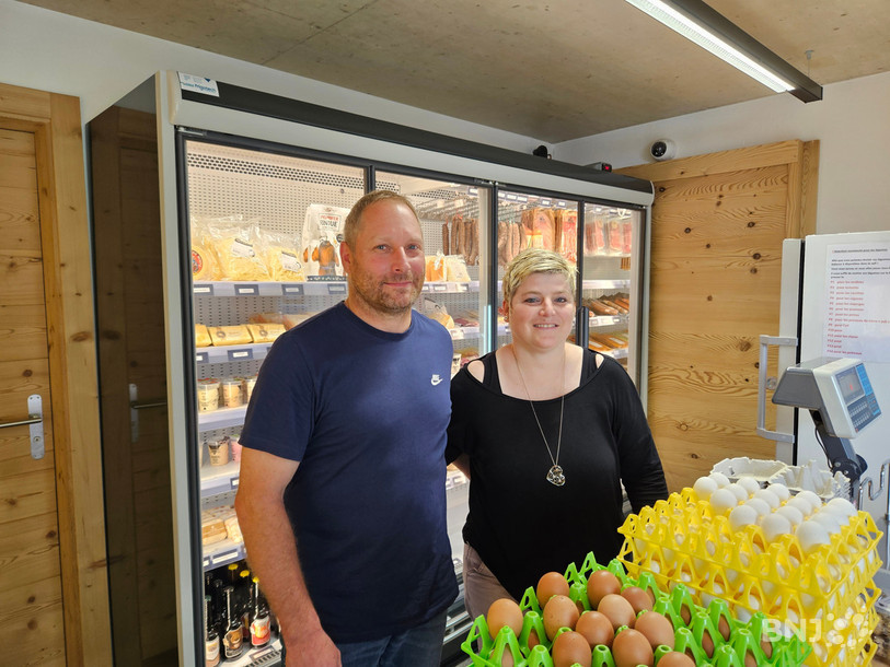 Vincent et Frédérique Challandes ont fait connaître leur commerce grâce au bouche-à-oreille.