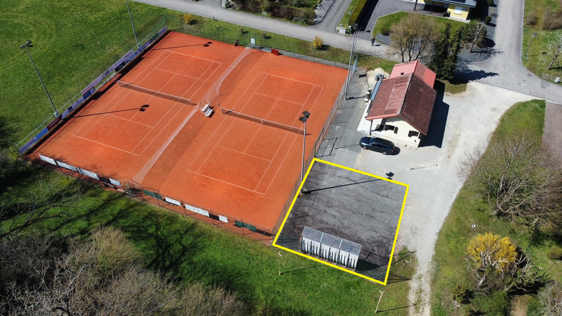 Les amateurs de padel pourront pratiquer leur sport à Courtedoux dès le début du mois de juin. (Photo : TC Courtedoux)
