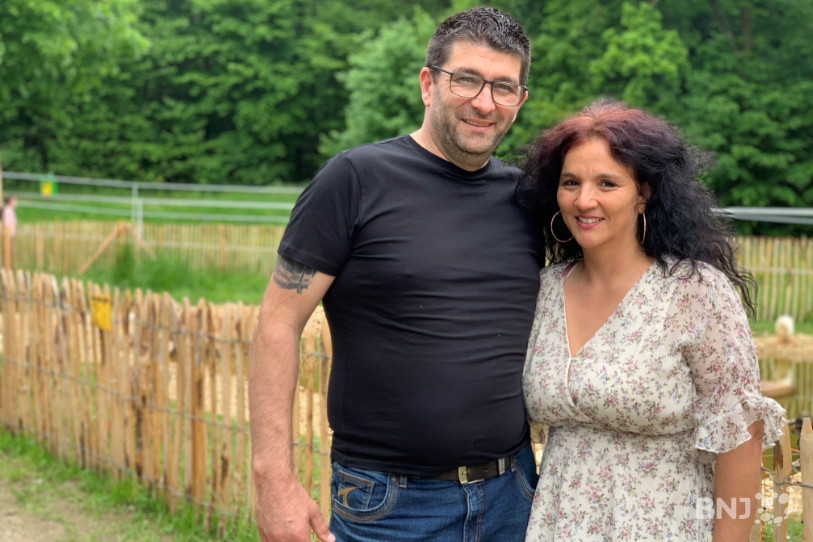 Yves et Diana Froidevaux partagent enfin leur projet avec la population à la ferme de Domont.