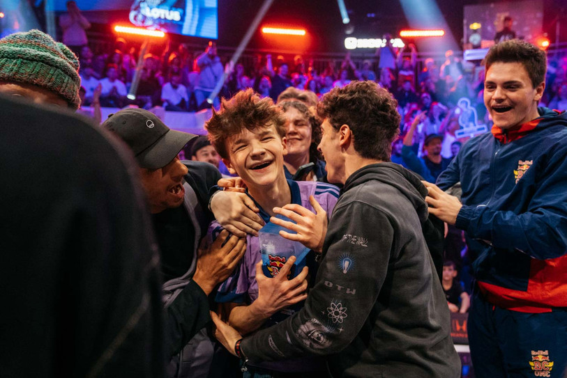 Première victoire pour sa première participation. (Photo : Red Bull BC One - Jean-Christoph Dupasquier)