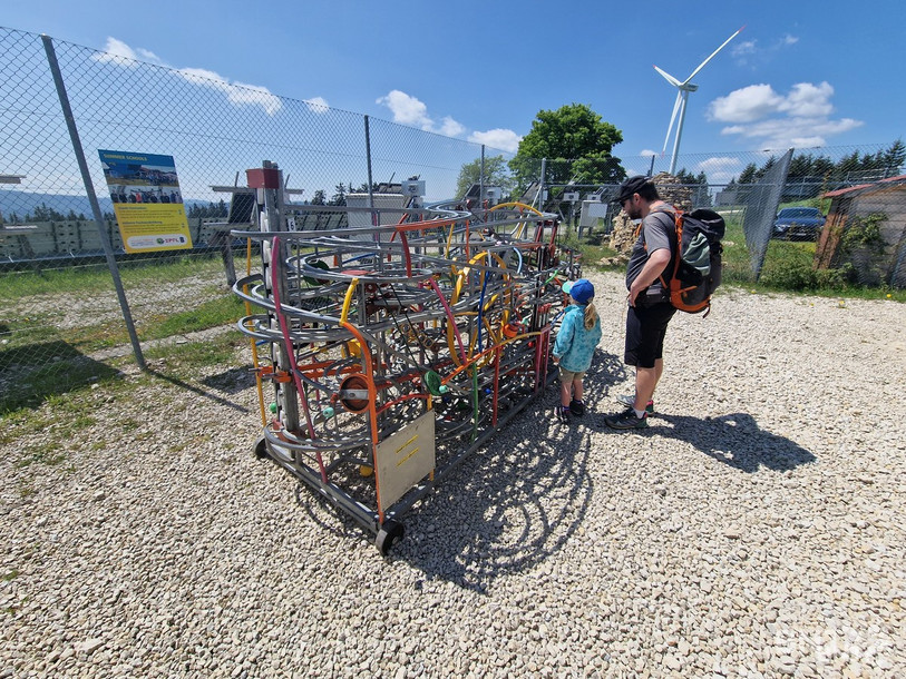 Les petits ont trouvé leur bonheur à la piste de boules.