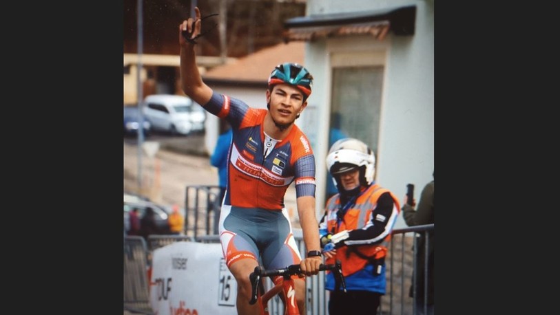 Victor Benareau a été le plus fort sur le final. (Photo: Team Humard Vélo Passion)