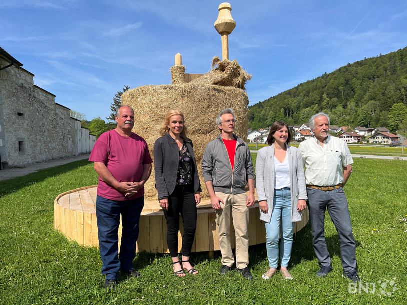Le concours a été présenté ce mardi à Bellelay par Bernard Leuenberger, Géraldine Guesdon, Teo Valli, Saralina Thiévent et André Tellenbach. 