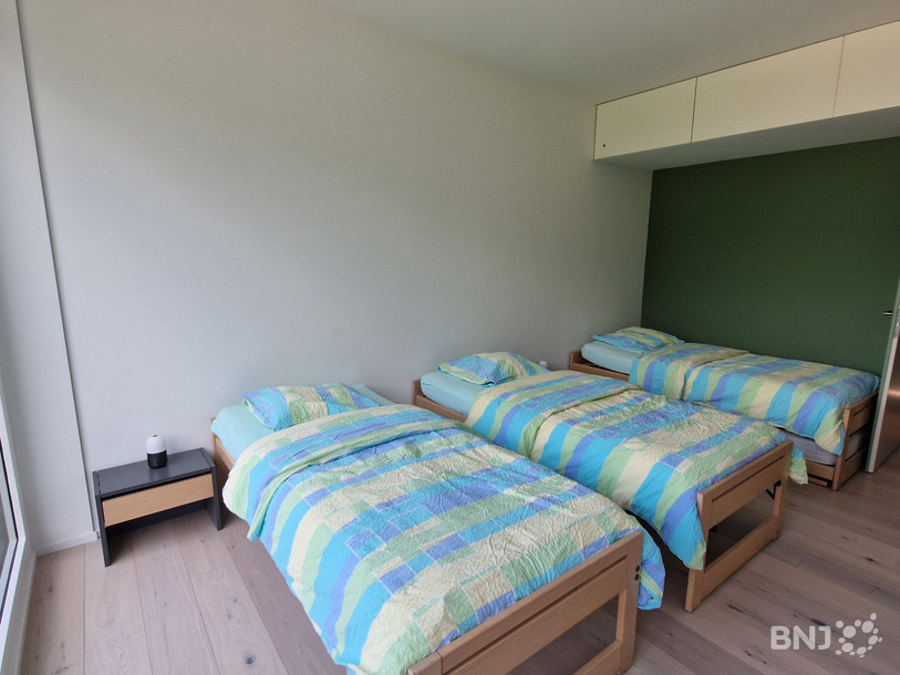 L'intérieur d'une des chambres d'espaceVAL, avec la possibilité d'avoir entre deux et quatre lits.