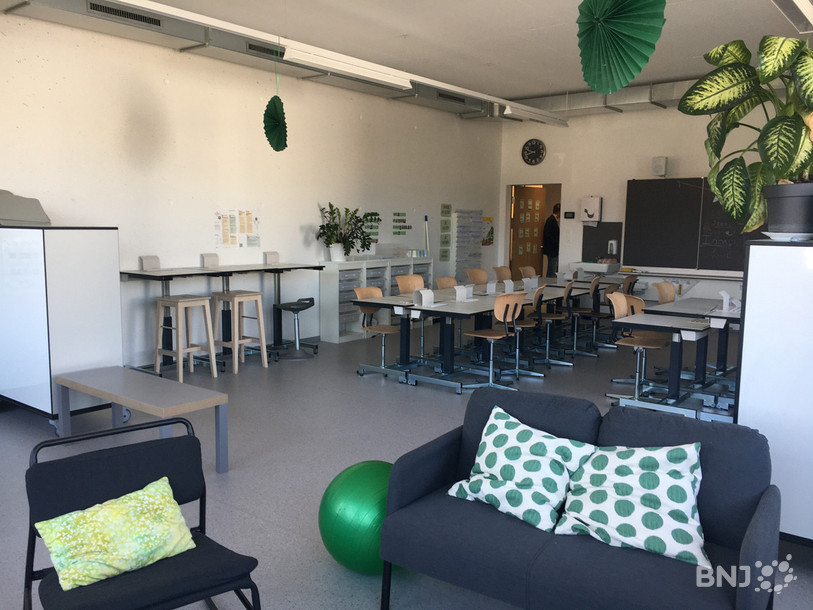 Une des nouvelles classes de l'école primaire de Bassecourt.