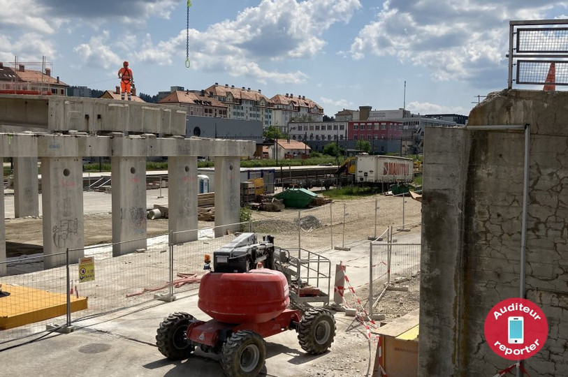 Le chantier a démarré le 20 mars et devrait durer jusqu'en novembre 2024. (Photo : auditeur reporter)