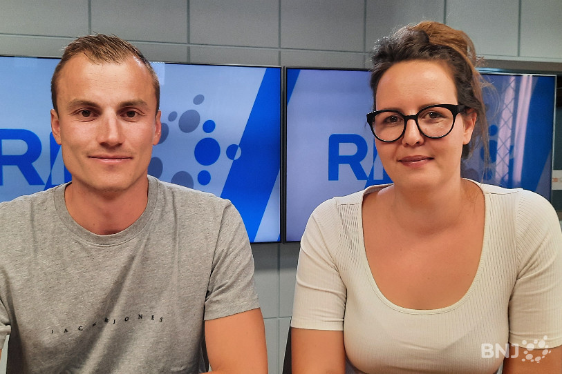 Invités dans La Matinale, Noah Neukomm et Elodie Kläy se réjouissent de la 4e fête cantonale jurassienne de gymnastique.