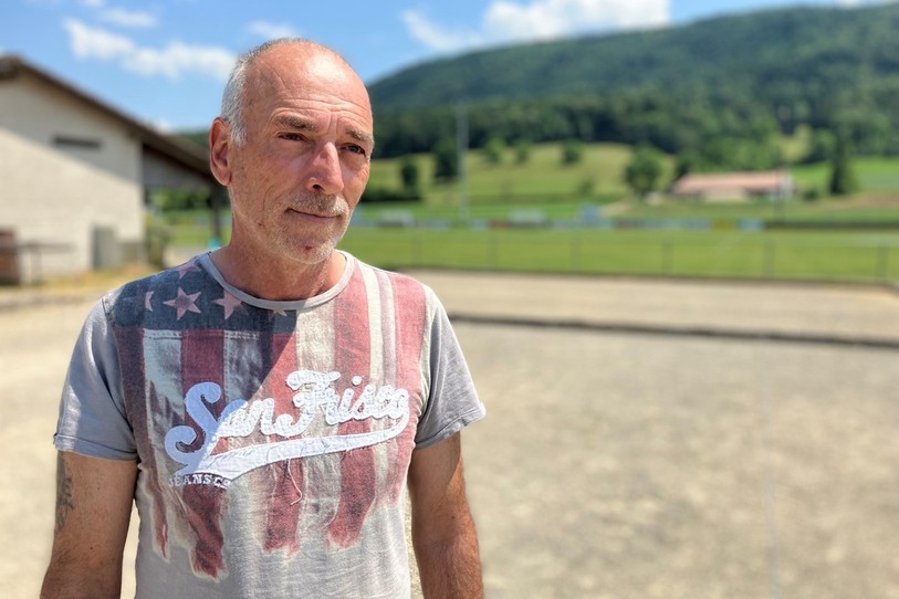 Bruno Imhof est le président du club de pétanque Les Poissonnets de Vicques.