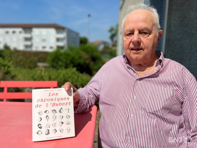 Poussé par son fils Pitch, Hubert Comment, ancien notaire de 84 ans, s'est décidé à compiler quelques histoires cocasses d'une époque révolue.