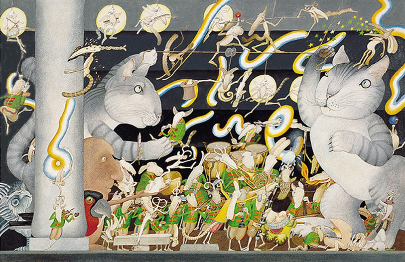 L'illustrateur lausannois Etienne Delessert fait partie des deux lauréats du concours suisse d'art. (Image: Etienne Delessert - A long, long song - Chanson d’hiver, 1988)
