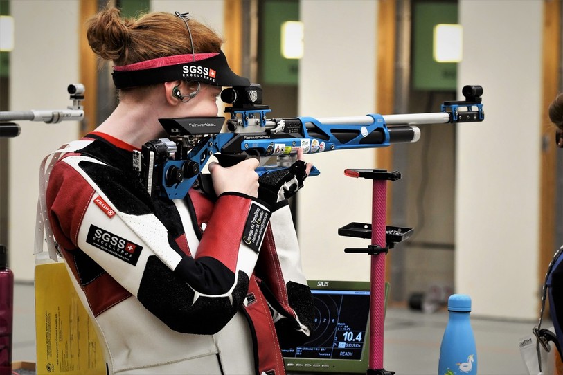 La Jurassienne Audrey Gogniat participera aux Jeux européens. (Photo : archives / Fédération sportive suisse de tir).