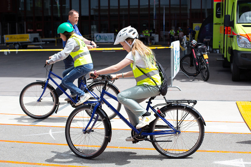 Ces journées permettent aux enfants de découvrir le vélo et la mobilité en sécurité. (Photo : TCS)