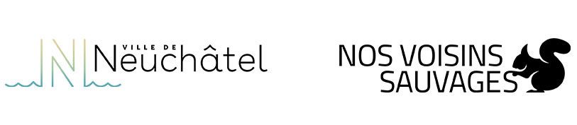 Logo Ville de Neuchâtel et Logo de Nos Voisins Sauvages