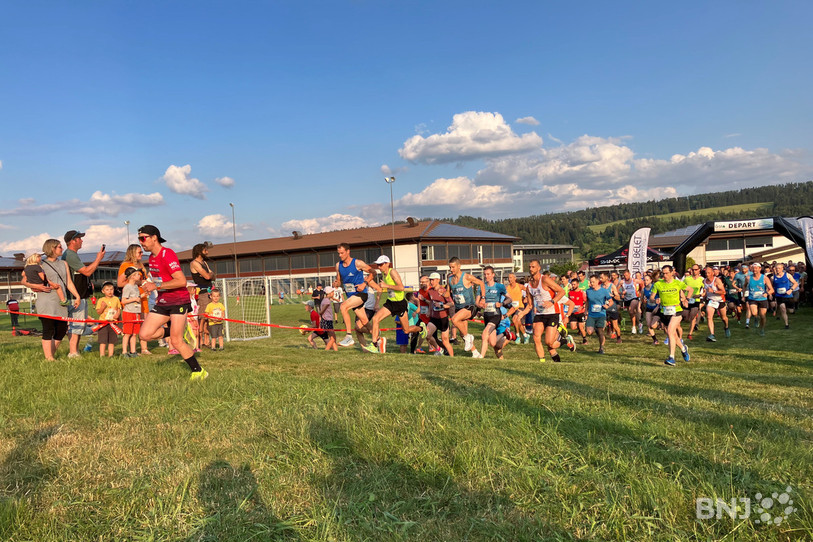 Jérémy Hunt a pris les commandes de la Course des Franches dès le départ de l'épreuve.