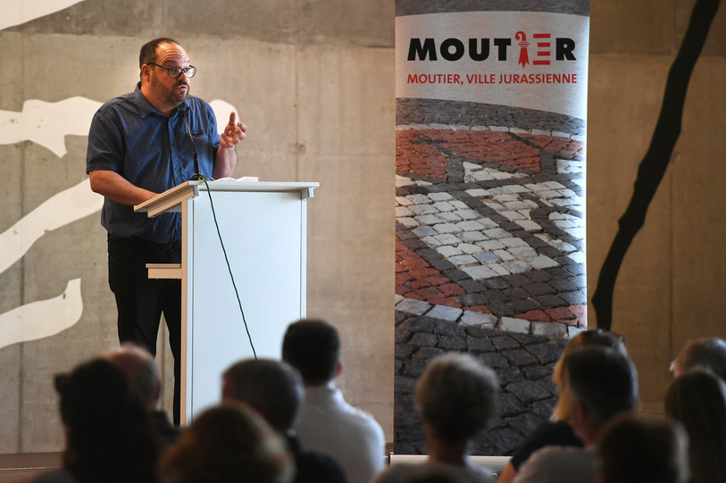 Patrick Cerf, chargé de projet auprès de la commune de Moutier. (Photo : Bist/Stéphane Gerber )